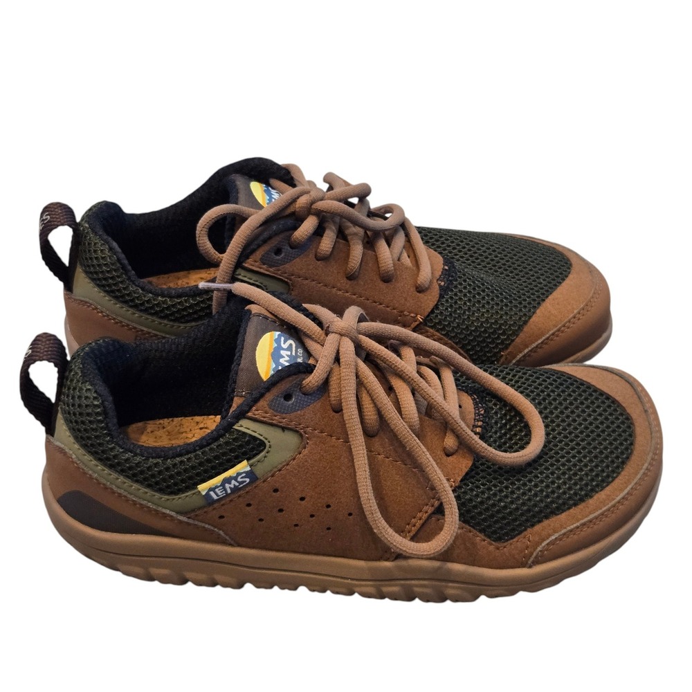 Lems Primal Zen Sneaker Women 6.5 Woodland Brown Minimalist Barefoot Shoe New